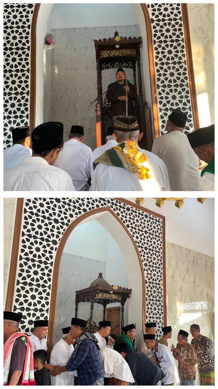 Foto: KH Ainul Yaqin SQ. dimasjid PP Balonggading, Sepanyul, Gudo Jombang